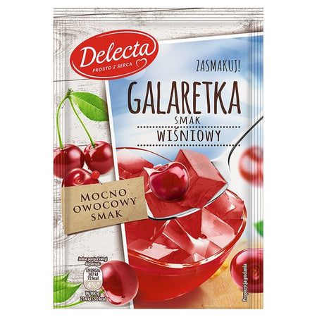 Delecta Galaretka smak wiśniowy 70 g