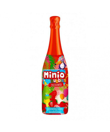Szampan dla Dzieci Minio Bubbles Lewiatan Truskawka 0,75L