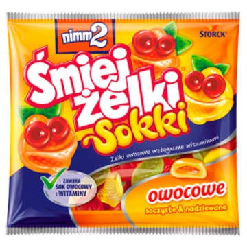 Żelki Nimm2 ŚmiejŻelki Sokki 90G