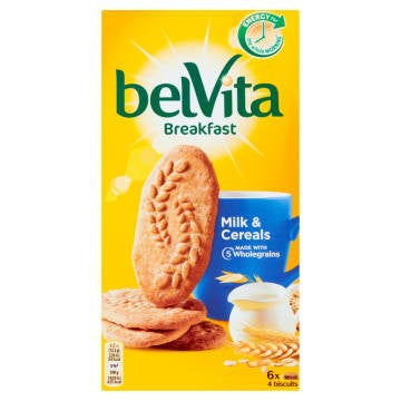 Ciastka Belvita Zboża i Mleko 300G