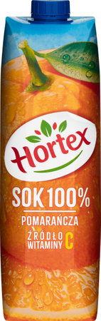 Hortex Sok 100% Pomarańcza 1l