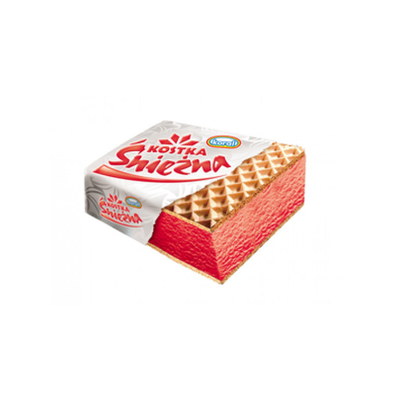 Lody Koral Kostka Śnieżna Truskawkowa 180ML