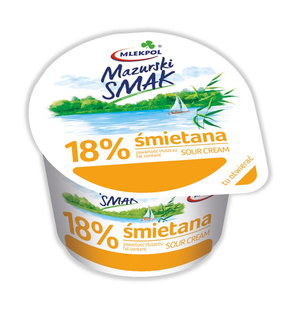 Śmietana 18% Mlekpol 200G