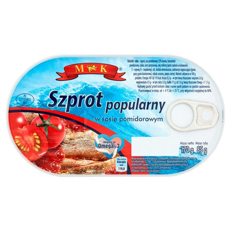 Szprot MK w Sosie Pomidorowym 170G