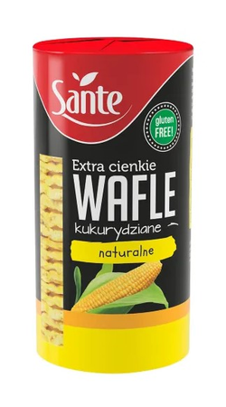 Wafle kukurydziane naturalne cienkie Sante 120g