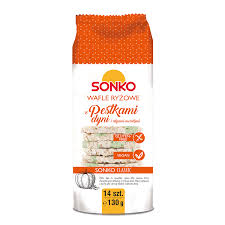 Wafle ryżowe z pestkami dyni i algami morskimi Sonko 130g.